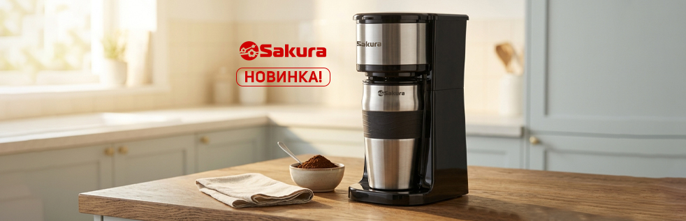 SA-6124, кофеварка электрическая с термокружкой